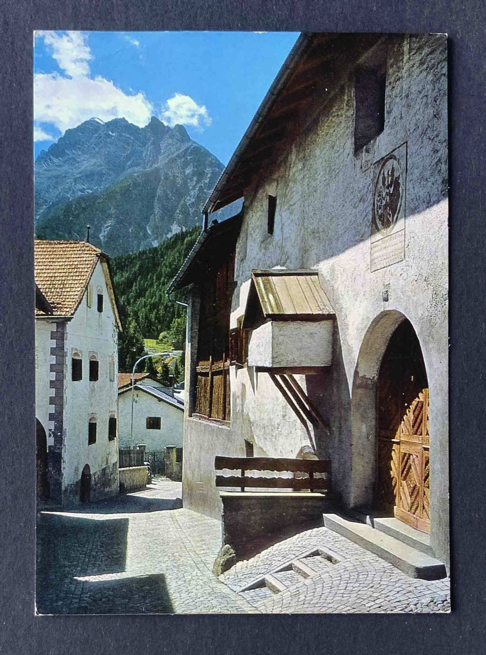 Cartes postales: AK Engadiner Haus mit Backofen – D'occasion à Goldau par artelier1