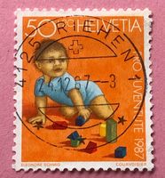 Nr.J 304 Kriechendes Kind Pro Juventute GESTEMPELT 1987 
