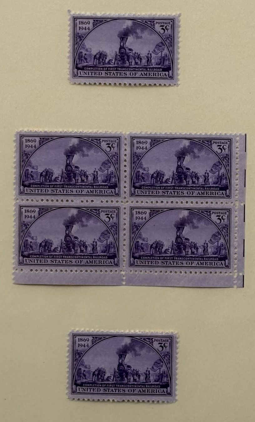 Tutti i francobolli: LOT USA BRIEFMARKEN EISENBAHN 1944/47 – Usato da Ostermundigen venduto da wini63 2