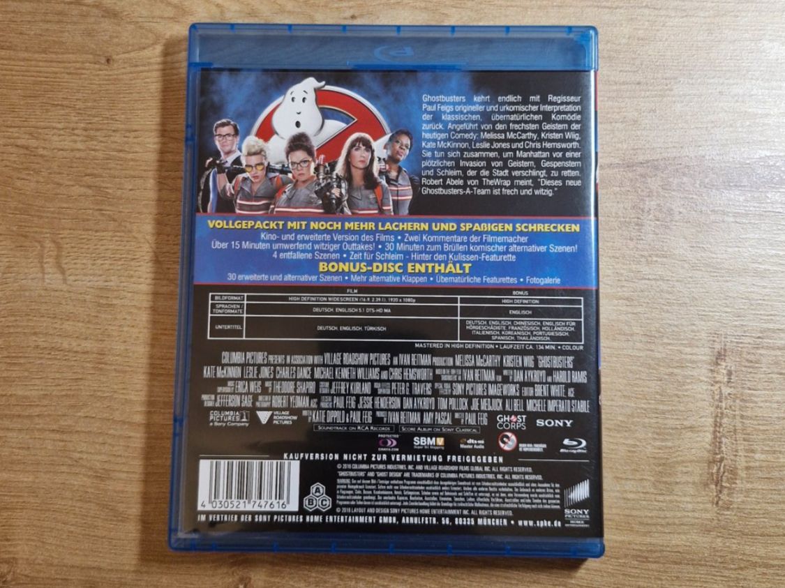 Tutti i DVDs: Ghostbusters (2016) Bluray – Usato da Pfungen venduto da Whitie 1
