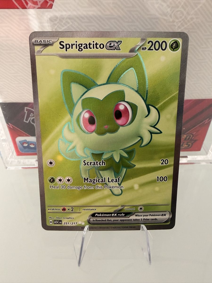 Pokémon Carte collezionabili: Sprigatito ex 251/217 - ASC -  – Nuovo (secondo la descrizione) da Locarno venduto da mar_z75x