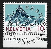 1966, Z/445, 10 RP. FINSTERAARHORN, ET-0  GUMMI **, SBK 22.-