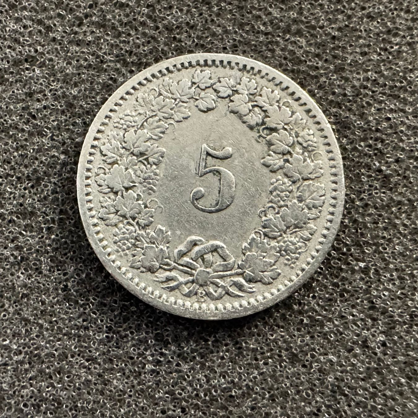 Toutes les monnaies: 5 Rappen Schweiz 1914 – D'occasion à Reitnau par tb-muenzen 1