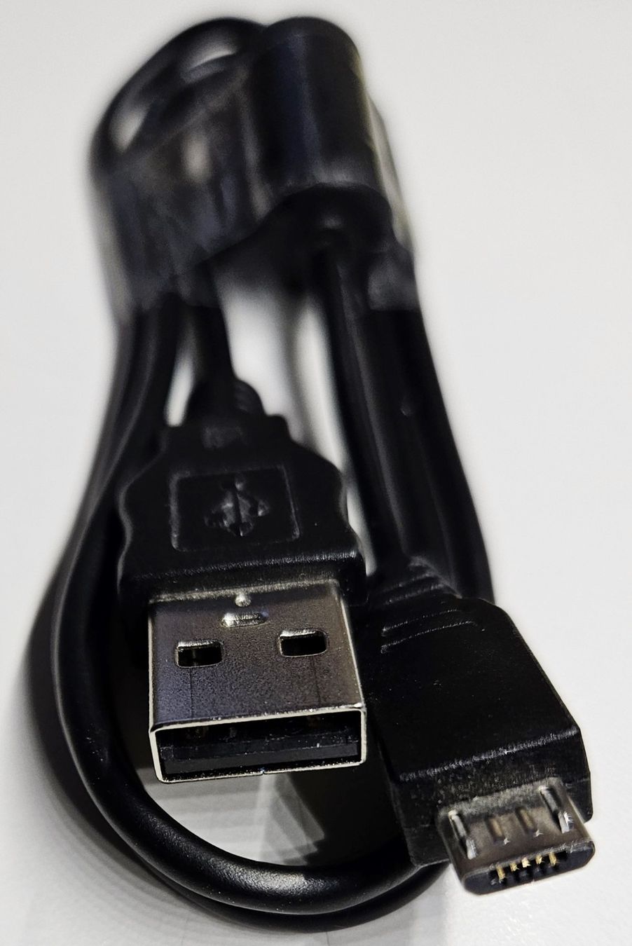 Kabel: USB 2.0 Kabel USB-A auf USB-A-Mini-USB-B Länge 35cm – Gebraucht aus Seengen von Wiederverwender 2