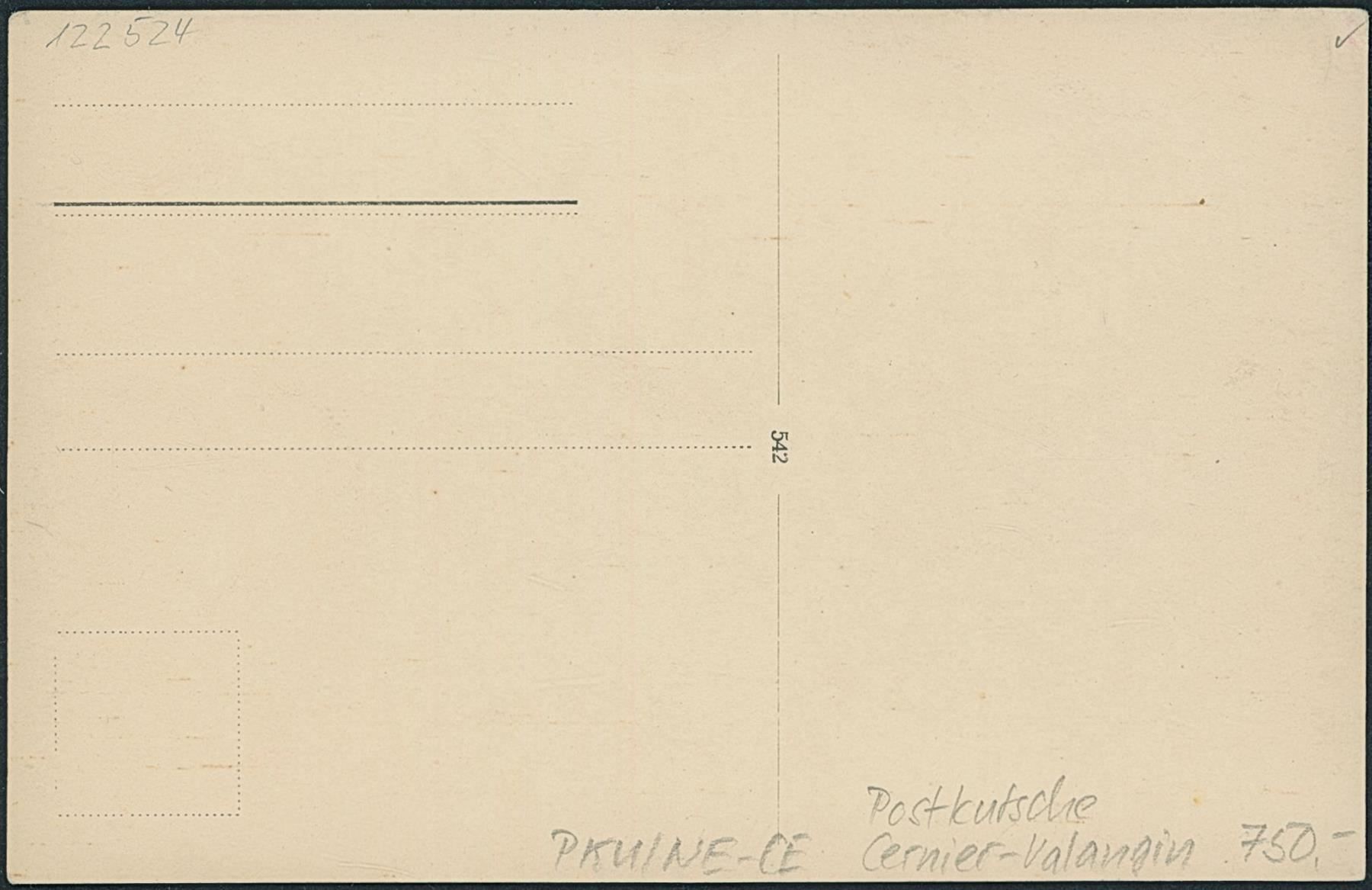 Cartoline postali: NE Cernier - Valangin - Postkutsche – Usato da Schindellegi venduto da Jonathan77 1