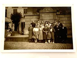 Altes Familienfoto / Gruppenbild Wilhelm Tell Denkmal