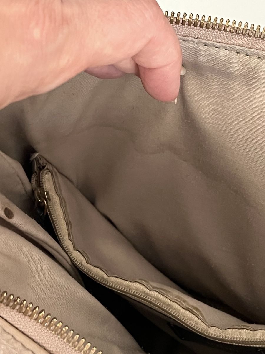 Joop Borse da donna: Schultertasche JOOP Leder beige – Usato da Zürich venduto da Lagunamar_26 8