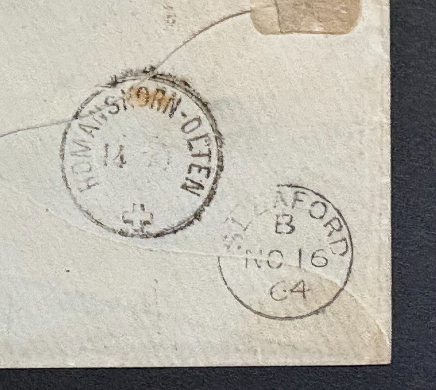 Tutti i francobolli: SCHWEIZ-LONDON 1864 – Usato da Ostermundigen venduto da Heavenmaus75 3