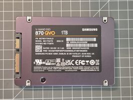 Samsung 870 QVO 1000 GB, 2.5" SSD fast wie neu! AB 55.-