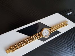 Armbanduhr Tissot vergoldet, Modell F218, sehr guter Zustand