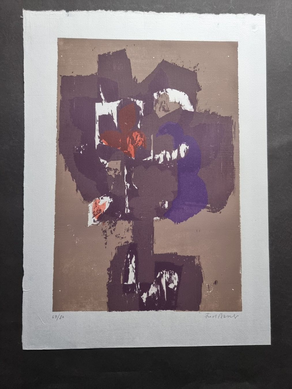 Xilografie: FRED BAUER HOLZSCHNITT SIGNIERT NUMMERIERT – Usato da Gersau venduto da kunst-online