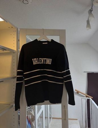 Valentinho Pullover Schwarz/Weiß  Größe L, fällt wie S aus