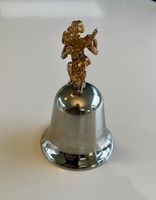 Tischglocke silberfarben mit Engel