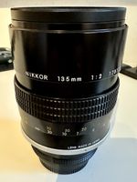 Nikon Nikkor 135mm 1:2 Manuel / Prima Zustand 