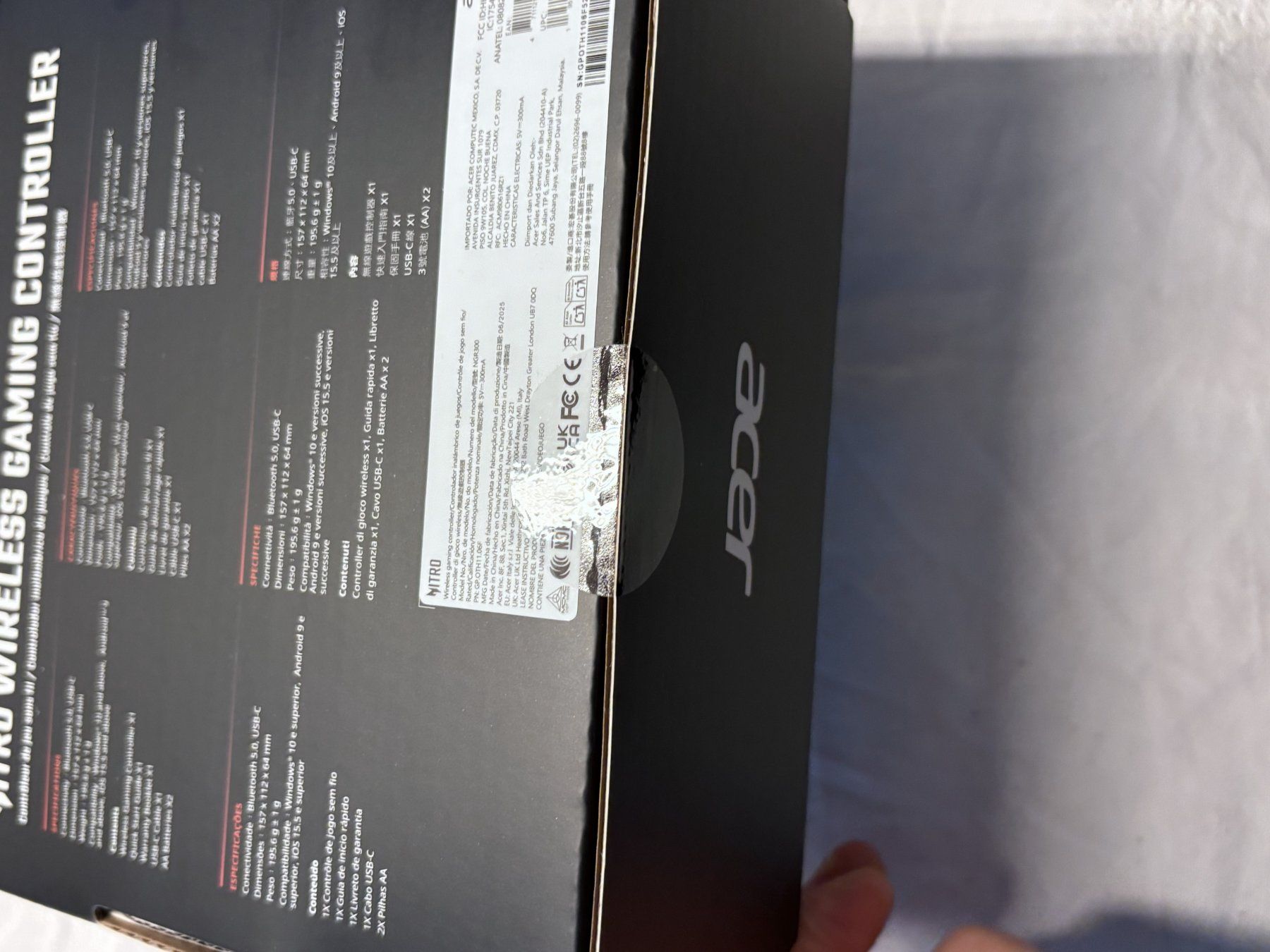 Acer PC: Acer Nitro Drahtloser Gaming-Controller – Nuovo e nell'imballaggio originale da Orpund venduto da Shivatiger 2