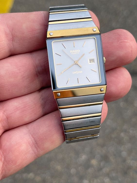 RADO DIASTAR HERREN UHR VINTAGE Stahl/ Gold (Gebraucht) in Goldach für ...