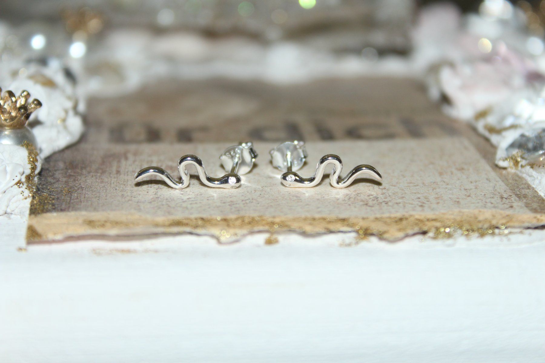 Orecchini pendenti & Orecchini a lobo: Ohrstecker Silber 925 Schlagen – Nuovo e nell'imballaggio originale da Kriens venduto da Wolly85