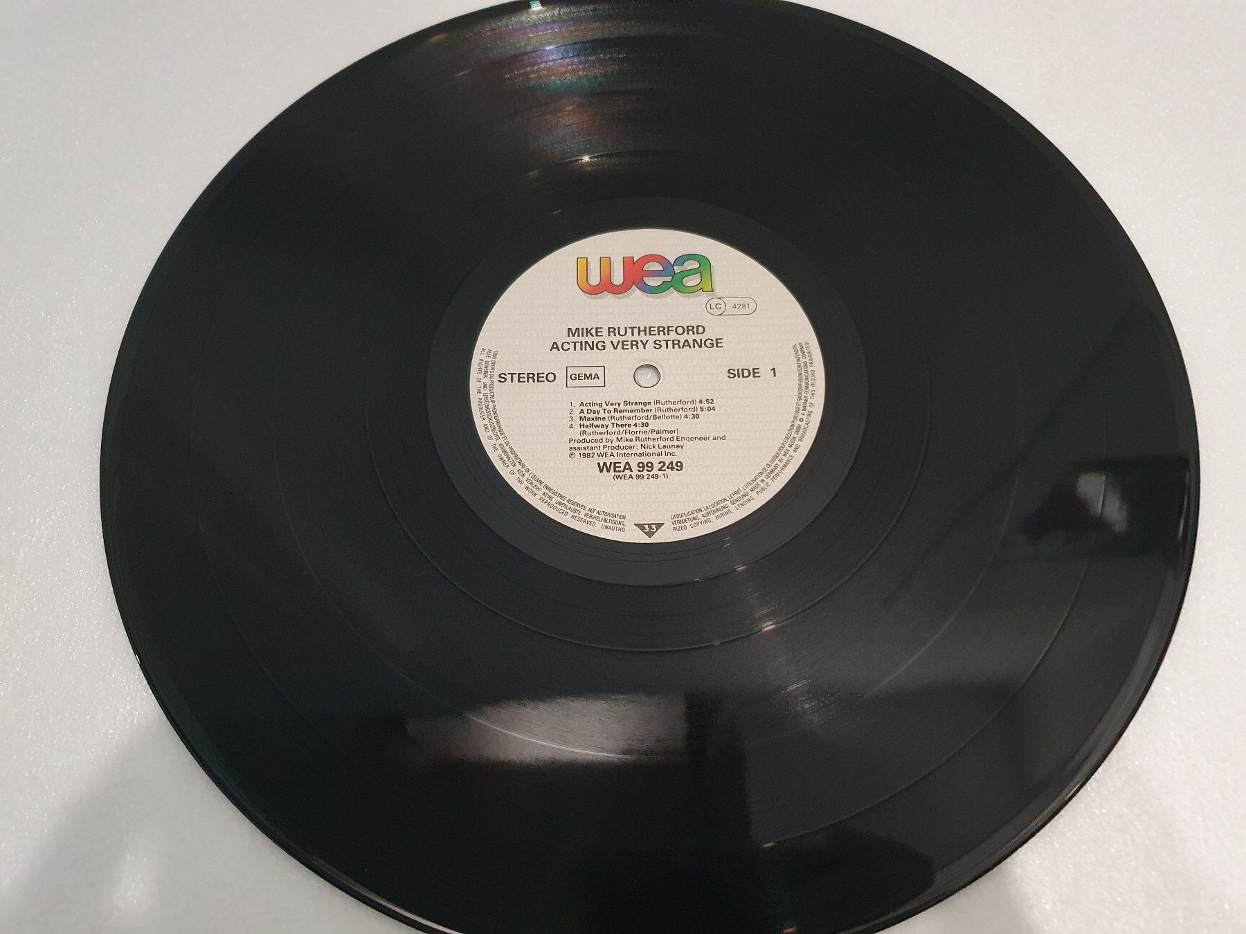 Schallplatten: Mike Rutherford – Acting Very Strange – Gebraucht aus Uster von Vinyl-Leidenschaft 2