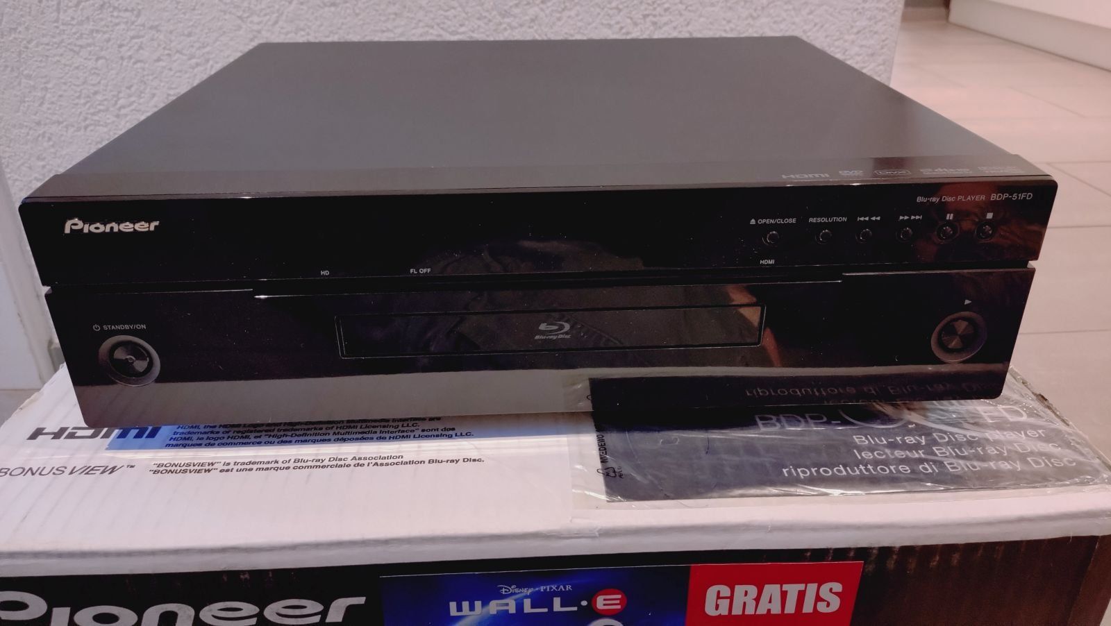 Pioneer Lettore multimediale & Streamer: Pioneer BDP-51FD BluRay Player – Usato da Grüningen venduto da Stargazer
