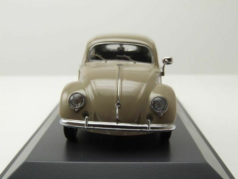 Volkswagen Modellini d'auto: VW Käfer "Bretzelkäfer" 1946-1953 beige mit Auto Porter – Nuovo e nell'imballaggio originale da Gerlafingen venduto da espero88 4