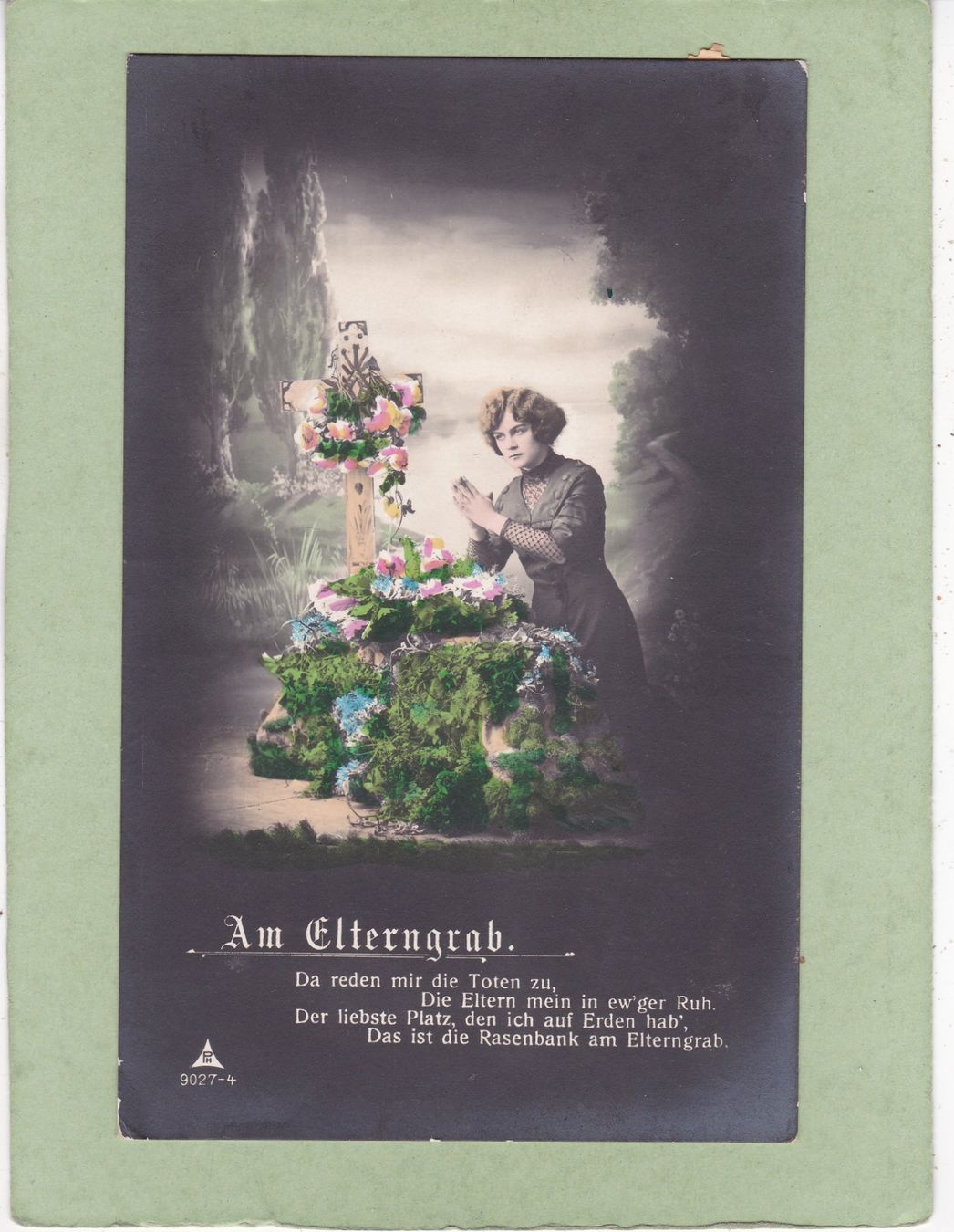 Ansichtskarten: Am Elterngrab 1924 – Gebraucht aus Herisau von Lisegrat2008
