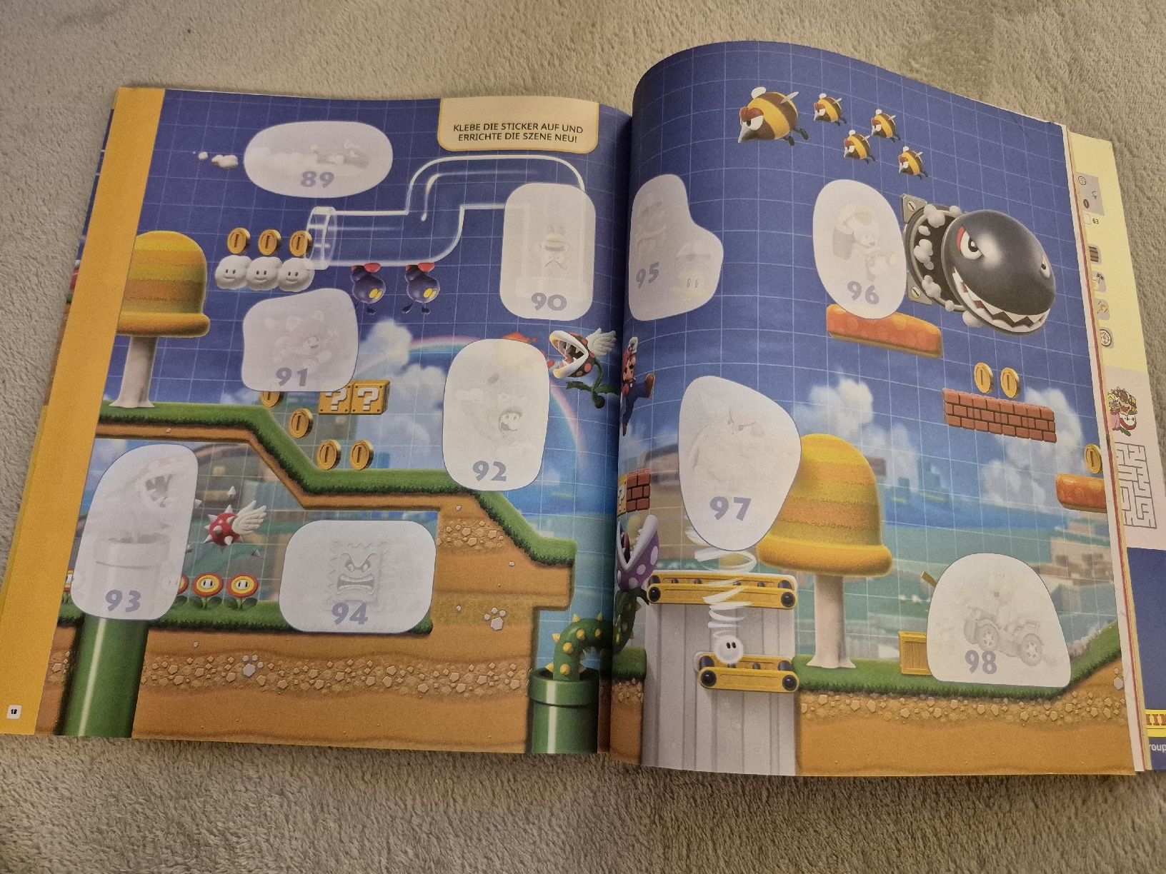 Panini Carte collezionabili: Super Mario Panini Playtime Stickeralbum – Usato da Seuzach venduto da Xauberai 6
