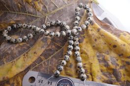 Dalmatiner Jasper  6,5mm Kugel Strang  Schmuck Produktion