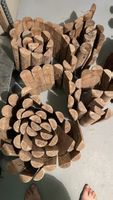 Beeteinfassung aus imprägniertem Holz, 30 cm hoch