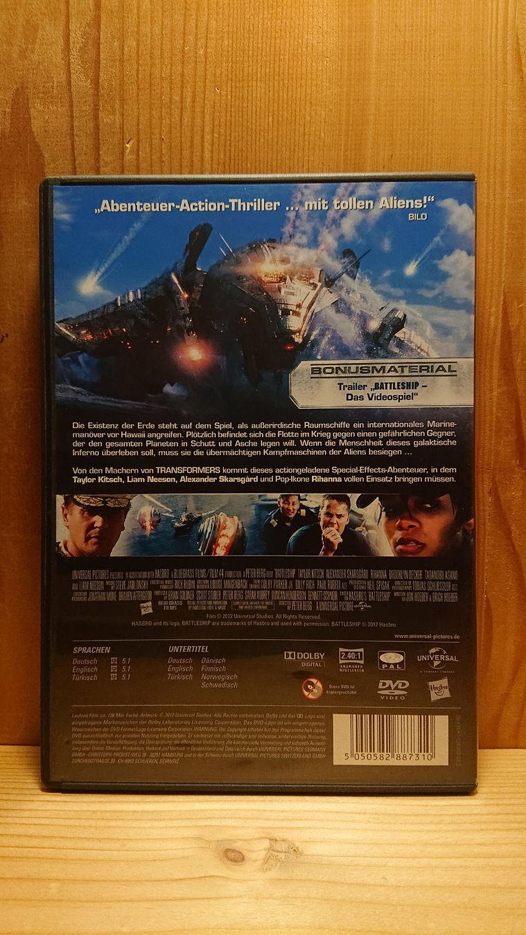Tutti i DVDs: BATTLESHIP DVD mit Taylor Kitsch – Usato da Wilderswil venduto da Exebub 1