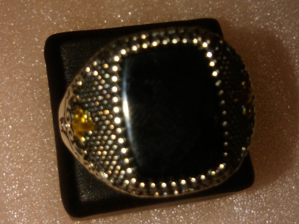 Bagues: RING MODESCHMUCK,,MIT ECHT ONYX – Neuf (Voir description) à Basel par bijoutrie_4 1