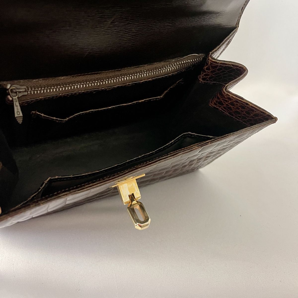 Borse da donna: VINTAGE Custom Made Crocodile Leather Bag – Nuovo (secondo la descrizione) da Emmen venduto da Avviivva_Com2023 5