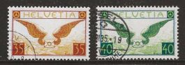1933 : Flugpost Nr. F14z + F15z : KP 185.--