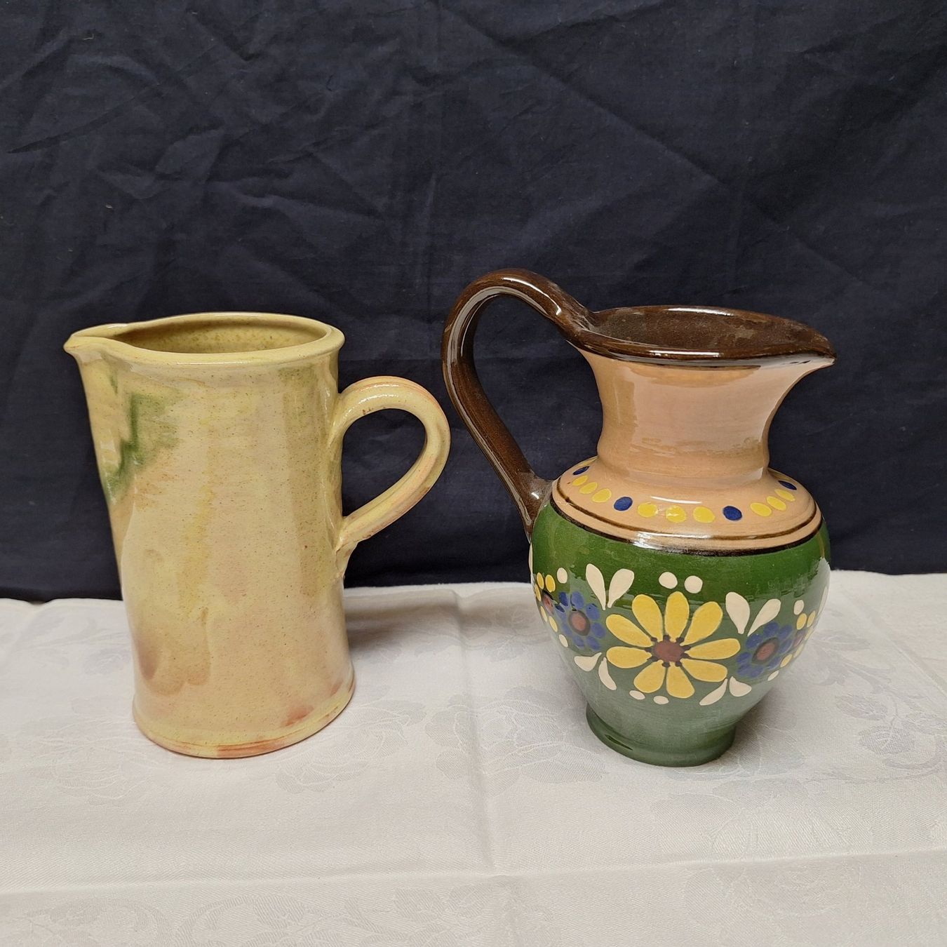 Caraffe: 2 rustikale Keramik Krüge – Usato da Winterthur venduto da Goldpipau 2