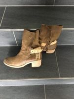 AS 98, Stiefeletten, braun, mit Verzierung