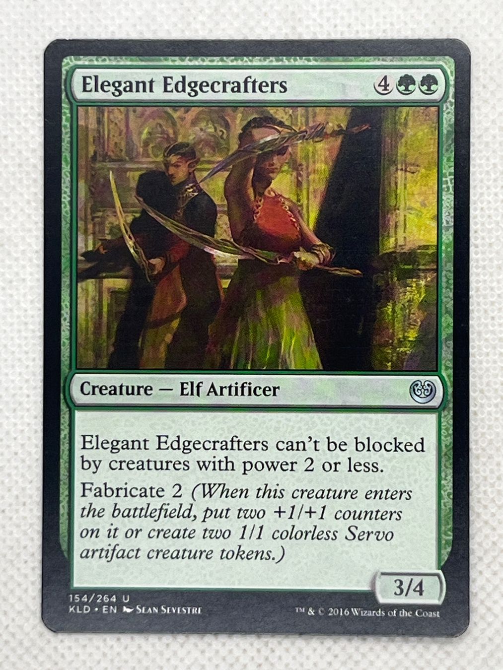 Magic The Gathering Carte collezionabili: Magic The Gathering Elegant Edgecrafters 3/4 154/264 – Usato da Hinterkappelen venduto da Kim1992