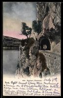 Merligen /Thunersee, Panorama mit Tunnel