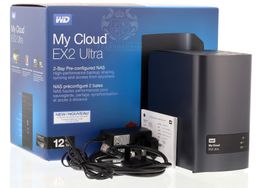 WD My Cloud EX2 Ultra 12TB (2x6TB) NAS, nur 600 Std.Laufzeit