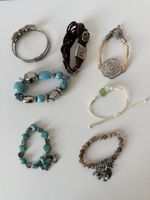 7 Armbänder Mix Schmuck Armschmuck Damen gut erhalten
