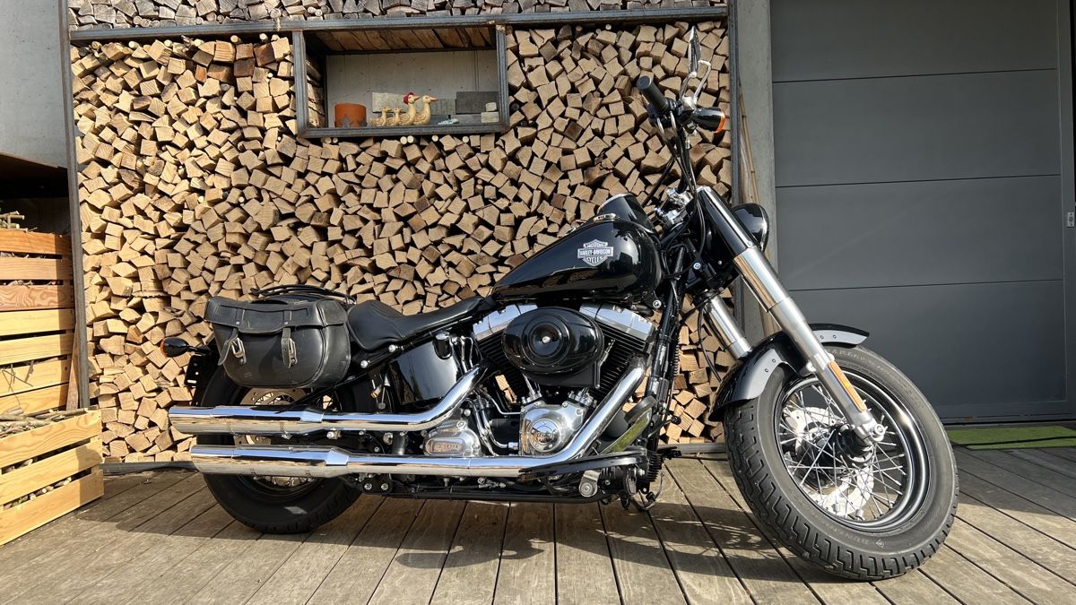 Harley-Davidson Chopper: Harley-Davidson FLS Slim – Usato da Tägerwilen venduto da ralf251069