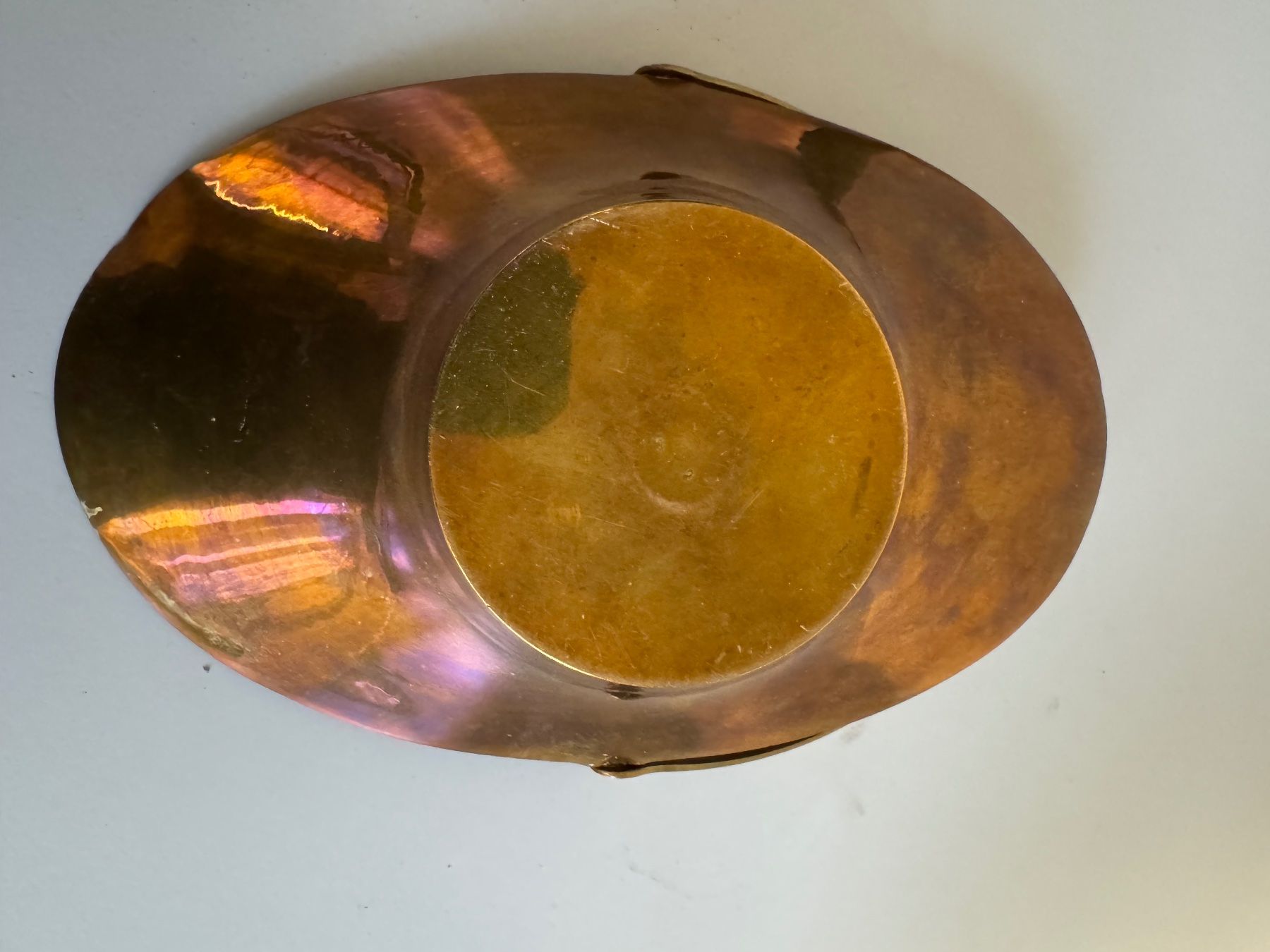 Ciotole: Dekorative Vintage Messingschale mit Griff," Obstschale" – Usato da Neftenbach venduto da Rose40 1