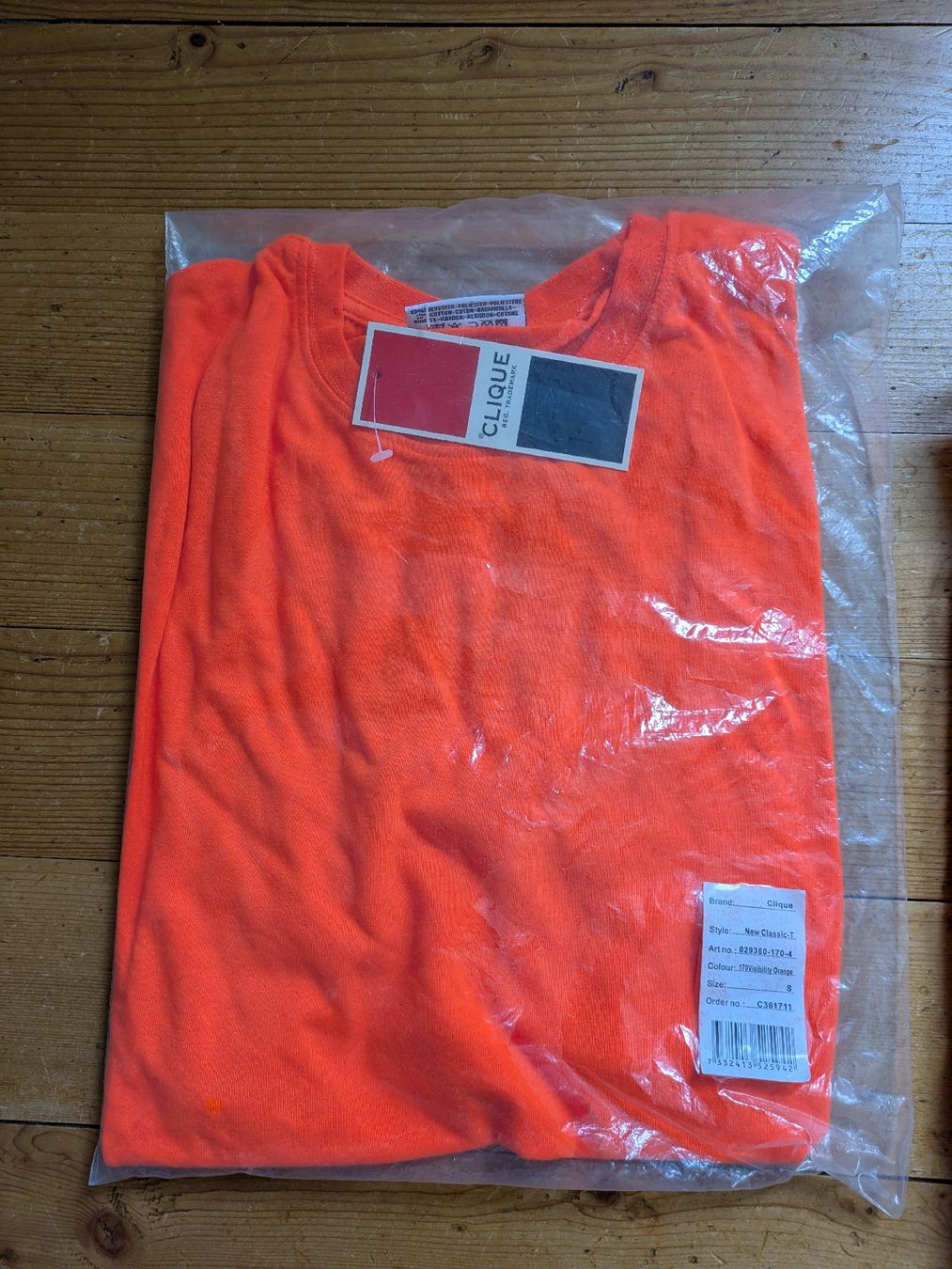 T-shirt: T-Shirt Gr. S Orange Neu & OVP – Nuovo e nell'imballaggio originale da Bischofszell venduto da mizu19 1