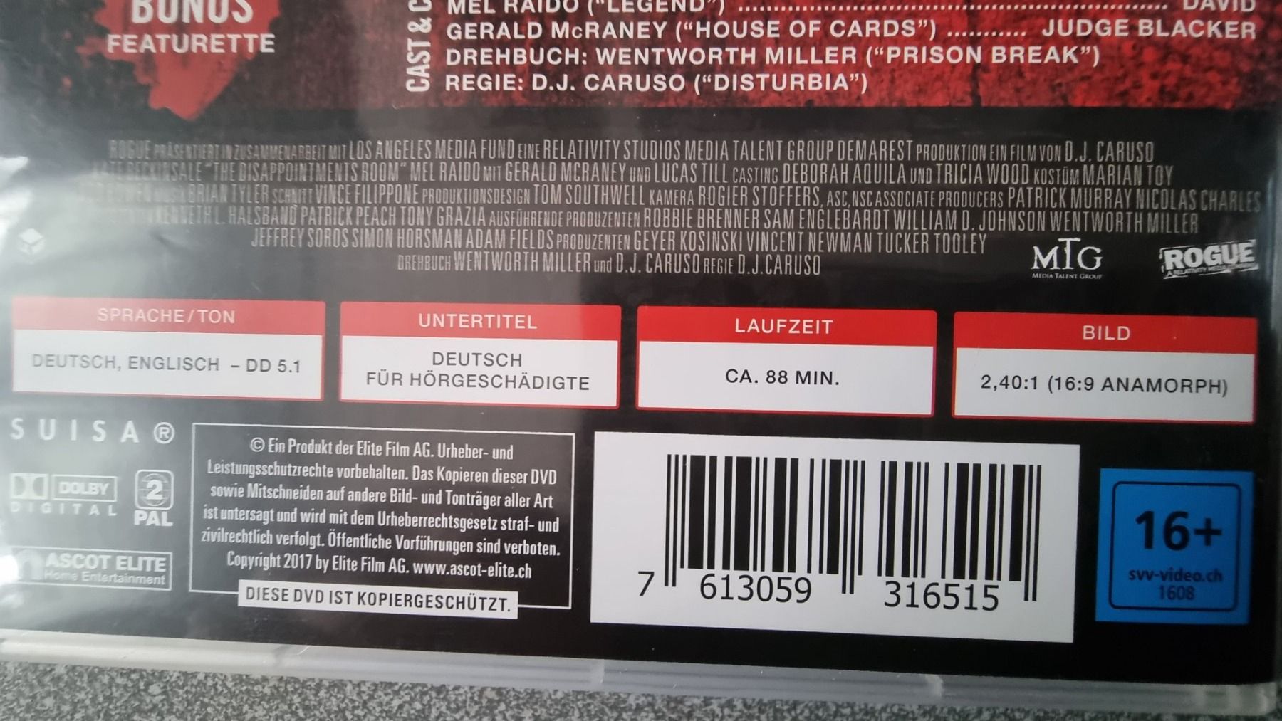 Tous les DVDs: DVD The Disappointments Room – D'occasion à Oetwil am See par fineli2 1