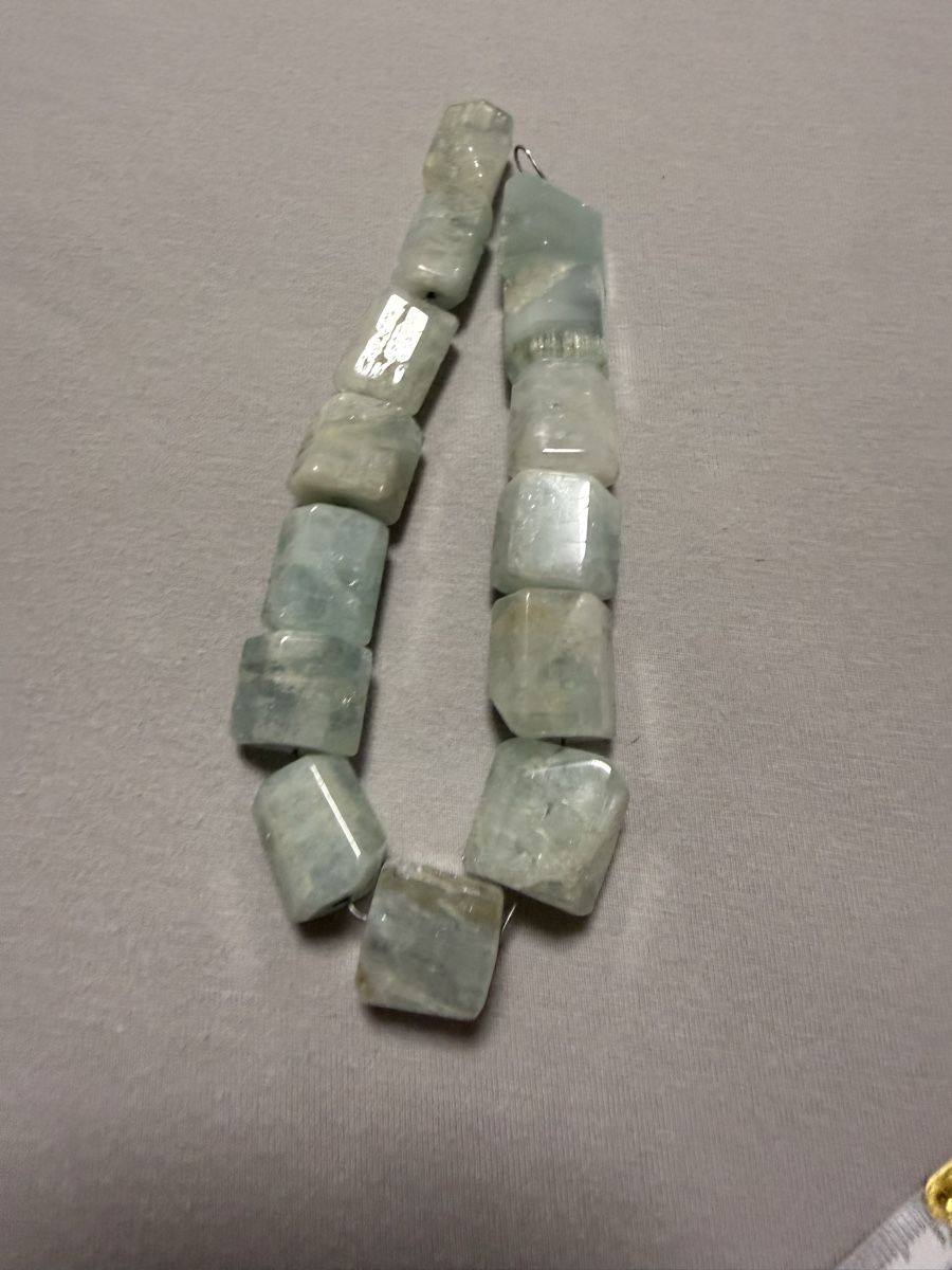 Minéraux & Lithothérapie: Strang mit Aquamarin Kristall  – D'occasion à Oberhof par RealStone 6