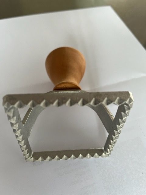 Aluminum Sunflower Shape Ravioli Stamp, 72 X 72mm/2.8 X 2