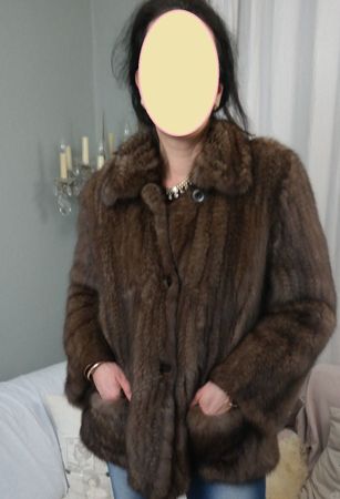 Zobel Strickjacke Pelz beidseitig neuw