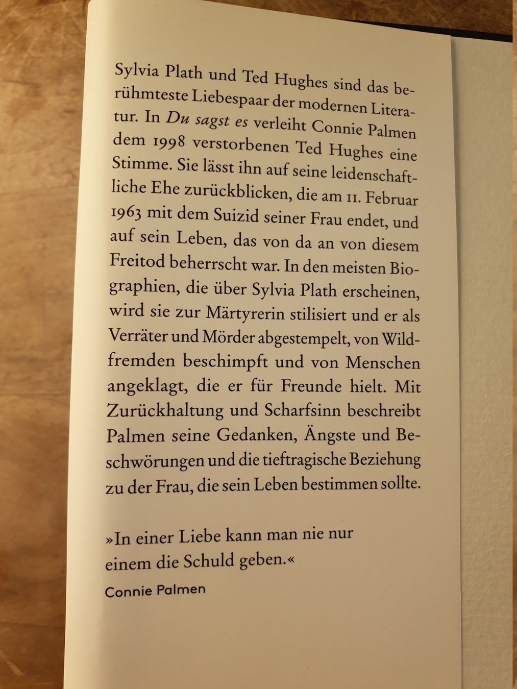 Libri: Du sagst es - Connie Palmen – Usato da Zürich venduto da loosebone 1