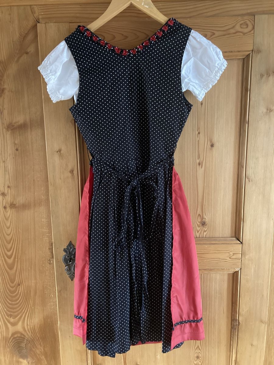 Vestiti: Dirndl ORIGINAL STEINDL Grösse 36 schwarz rot Polka Dot – Nuovo (secondo la descrizione) da Lengnau AG venduto da san_nfz8 1