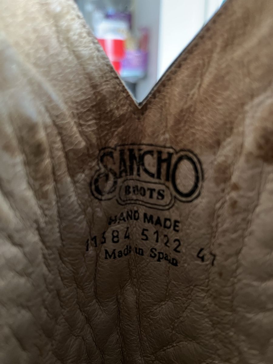 Sancho Abarca Scarpe da uomo: Sancho Abarca Boots 5122 Delirius Gr. 47 – Nuovo (secondo la descrizione) da Gurbrü venduto da Simiramis 5
