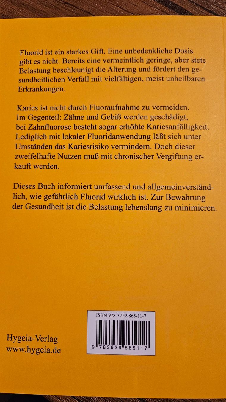 Bücher: Fluor - Vorsicht Gift! – Neu (gemäss Beschreibung) aus Lengnau AG von jbline 1