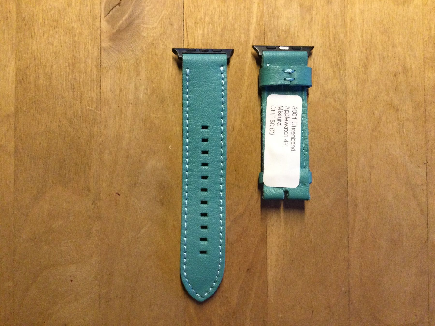 Apple Smartwatch: Apple Watch Leder Uhrenband – Nuovo (secondo la descrizione) da Rengg venduto da Colomo 3